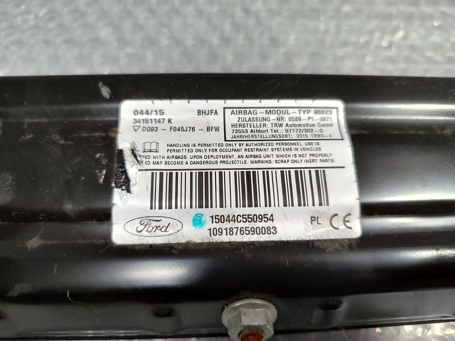 AIRBAG GENUNCHI ȘOFER FORD MONDEO STY 2014–2019 / COD OEM DG93-F045J76-BFW (5E2)