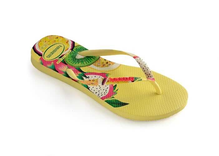 Flip flop elegant HAVAIANAS SLIM SENSATION Pollen Yellow