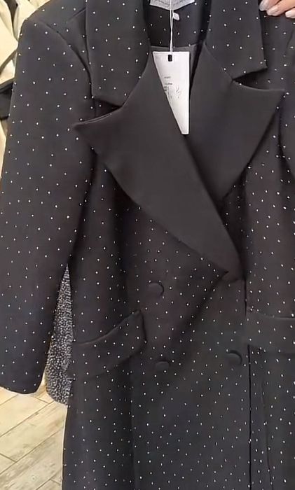 Рокля блейзър в черно