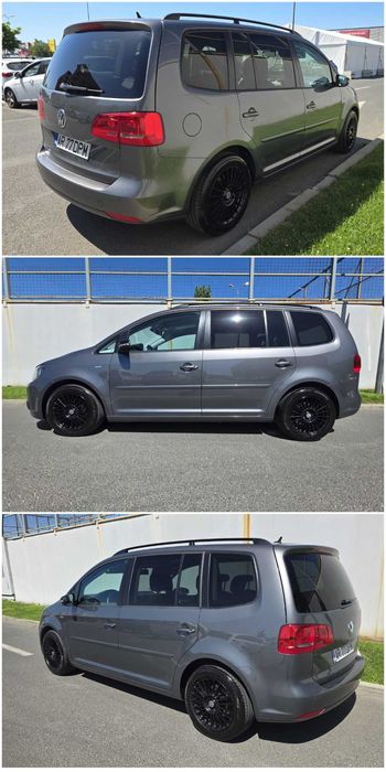 Vand/Schimb/Rate VW Touran 2013 Match automat inmatriculat RO KeyLess, Virtual Cockpit, Android, camera, LED, piele incalzire scaune webasto jante AEZ