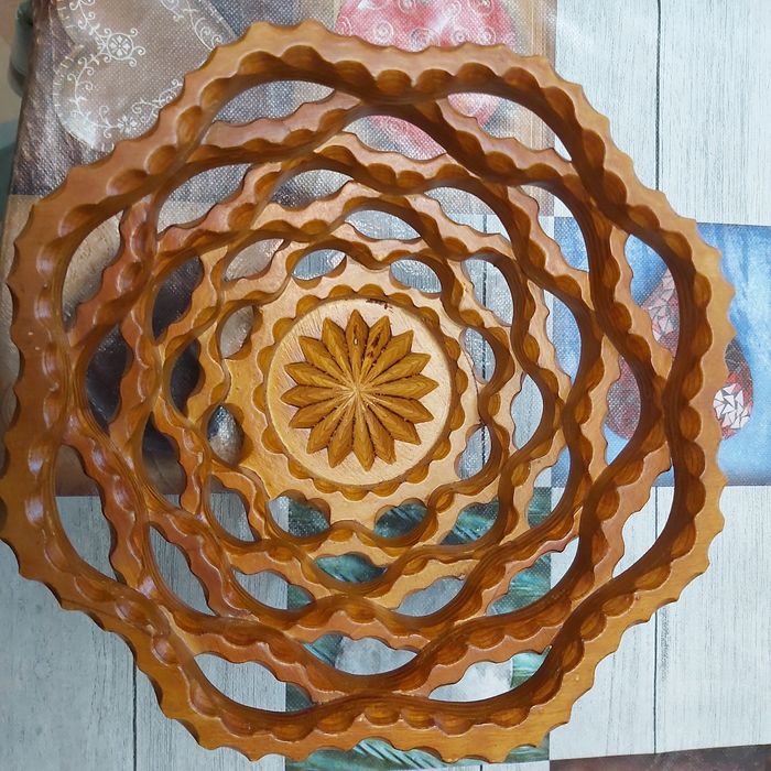 Ваза деревянная вазочка