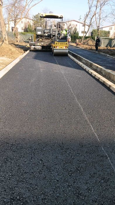Asfaltări drumuri și parcări | Terasări | Lucrări complete