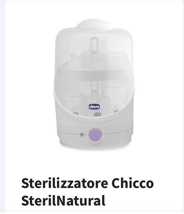 Vand sterilizator Chicco complet.