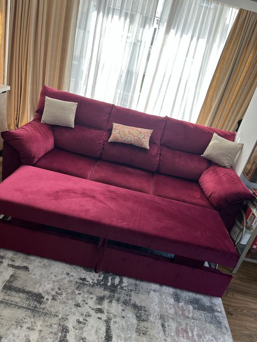 Canapea extensibila tetiere si sezut flexibile