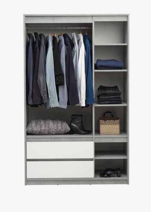 Гардероб BILLUND (JYSK) – 119x193 см, като НОВ, без следи от употреба!