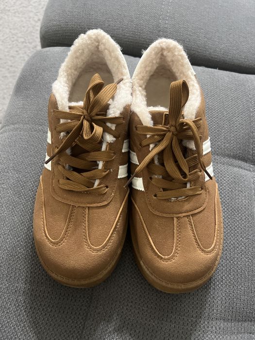 теплые кеды осень-зима, 43 размер 265мм длина стельки