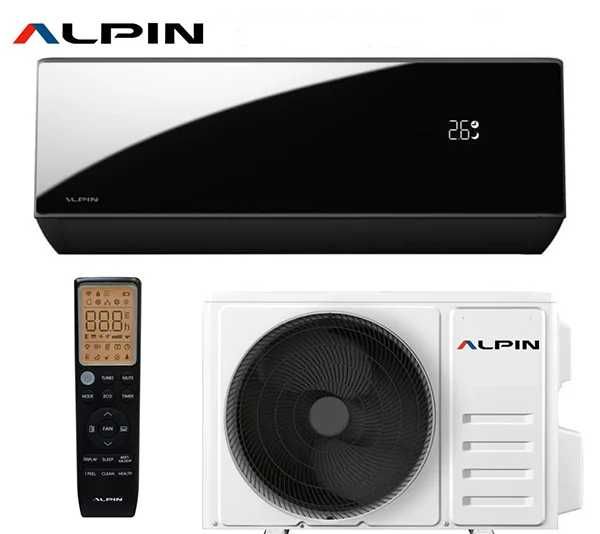 Инверторен климатик Alpin Nordic BLACK ASW-35KTNB, 12000 BTU С БЕЗПЛАТЕН МОНТАЖ