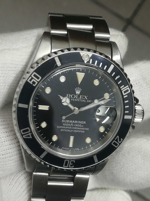 Rolex SUBMARINER Date Oyster Perpetual, кутия+документи, 16610