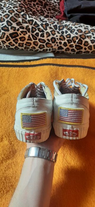 Adidasi tenisi noi piele originali unisex vans nasa mission