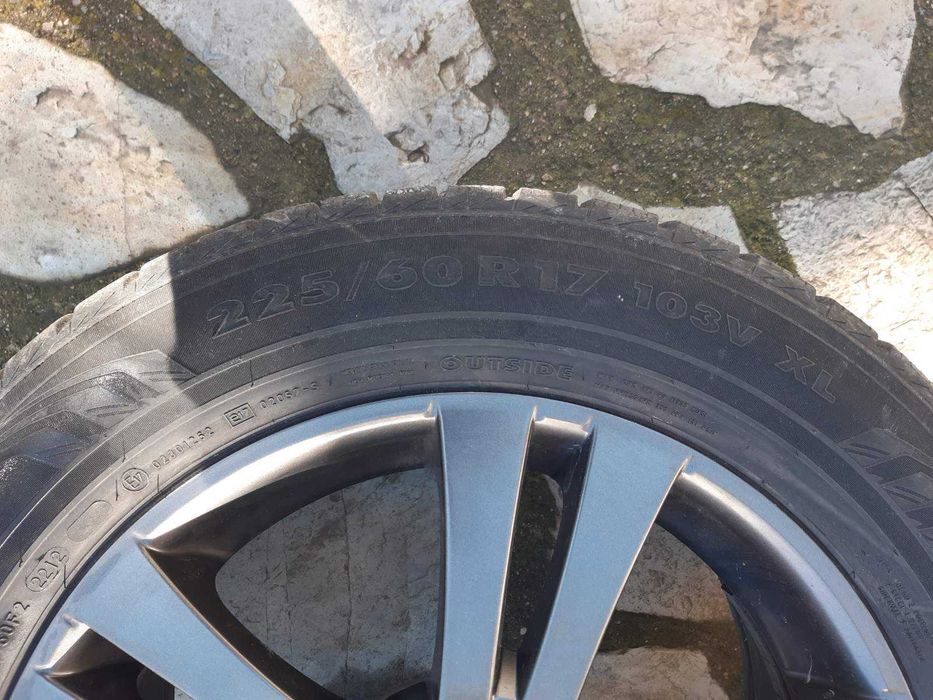 Лети джанти 4бр. със зимни гуми 17" - 5х114,3