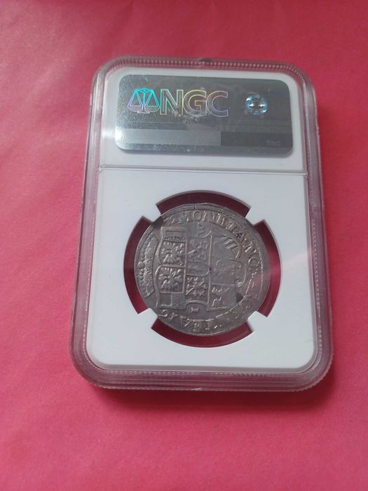 Moneda 1672 IW argint colectie NGC top pop Germania 1/3 Taler