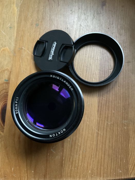 Obiectiv manual Voigtlander Nokton 50mm f1.1 leica M