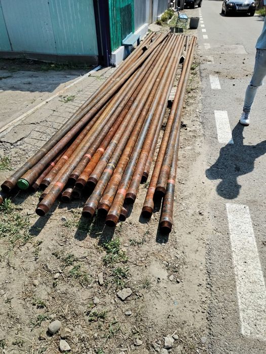 Vând țeavă tubing cu mufa si filet