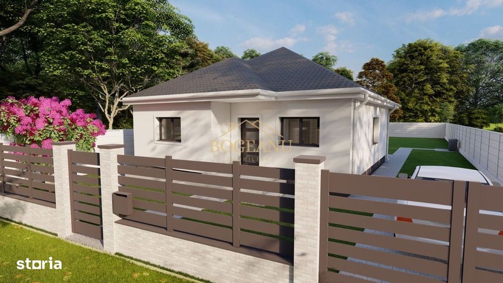BG124-Teren cu Aut.Constr Proiect Casa parter 614 mp