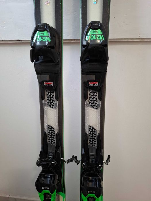 Schiuri 163 cm K2 Konic cu legaturi Marker M210 skiuri adulti