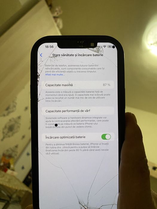 iPhone 12 Pro Max 128GB FUNCȚIONAL – spart față/spate – PREȚ BUN