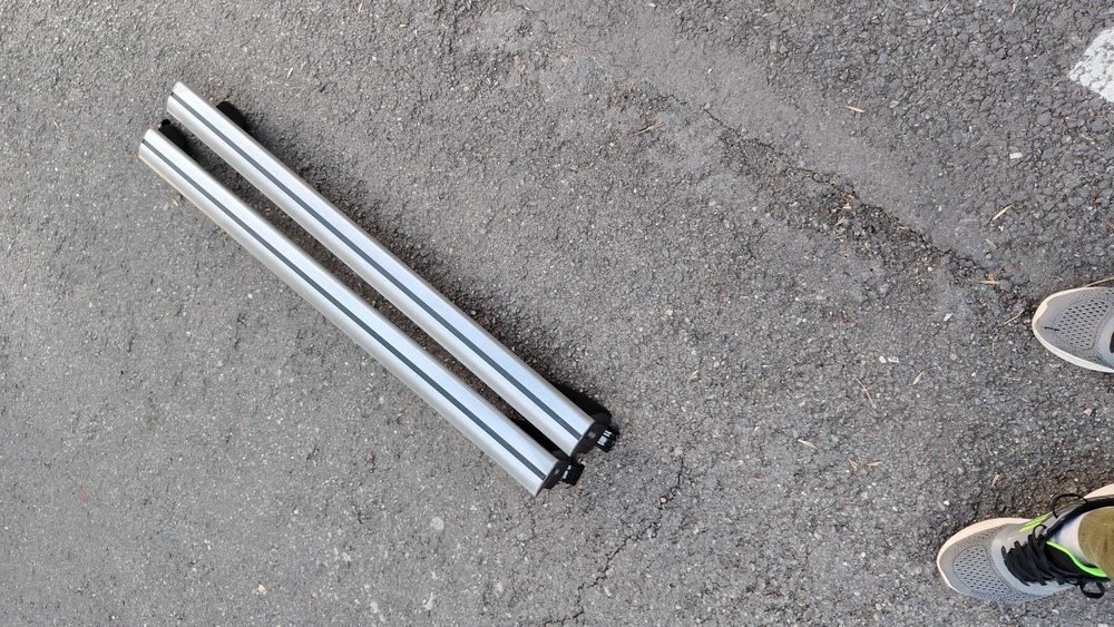 Vând bare transversale aero aluminiu flush rails