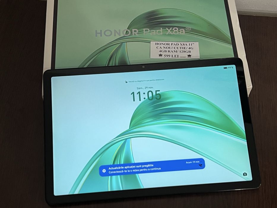 Amanet Royal CB: Tableta Honor Pad x8a 11inch 4g wifi cutie ca noua