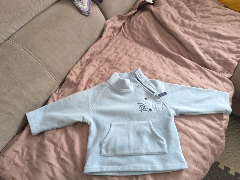 Bluza groasa fleece-polar 12-18 luni