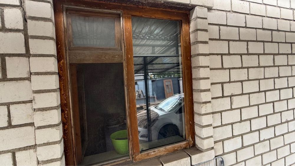 Деревянные окна из натурального дерева – 5 шт. Отличное качество!