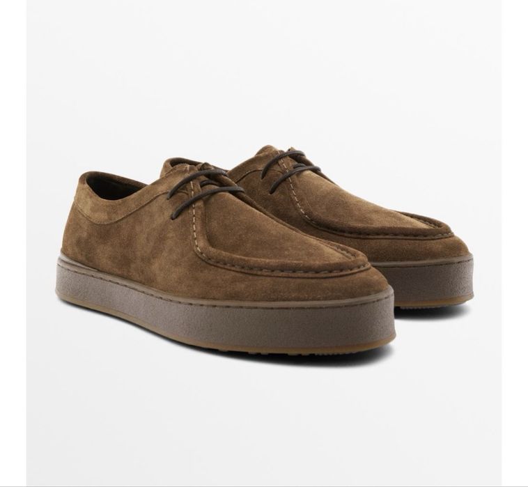 Pantofi din piele Massimo Dutti