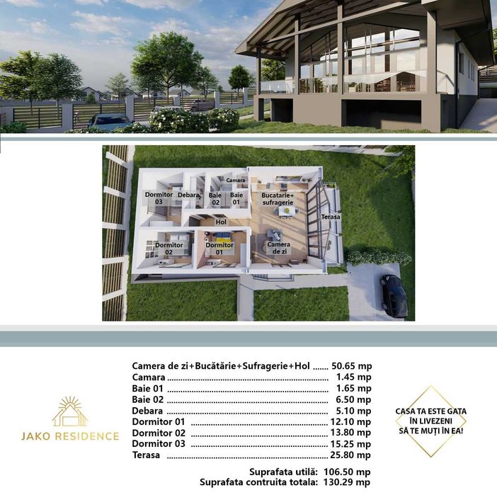 Casă în roșu în Livezeni – șansa perfectă pentru a-ți construi visul