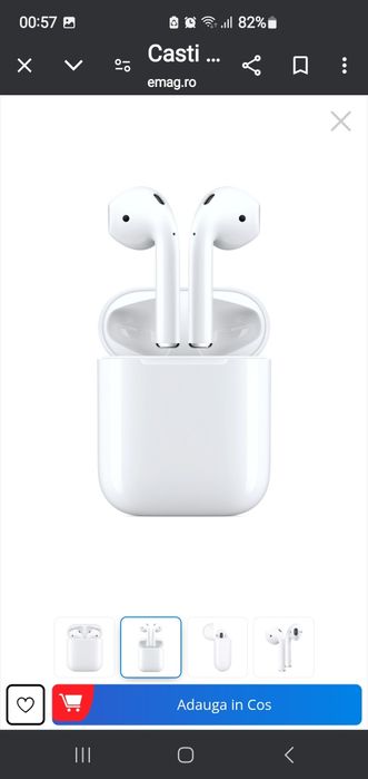 Vând airpods 2 originale în stare foarte bună de funcționare
