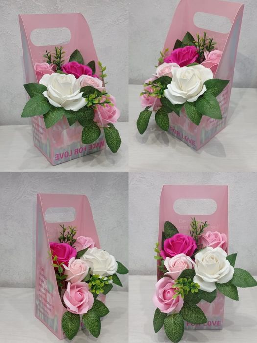 Букет мыльных роз