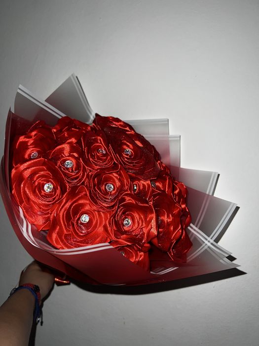Buchet din satin