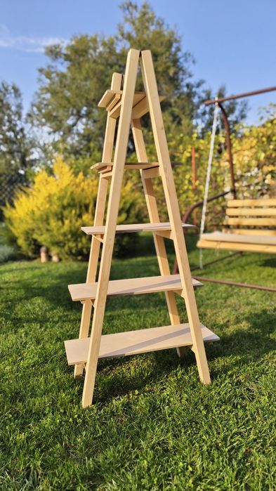 Полка складная из дерева сборная