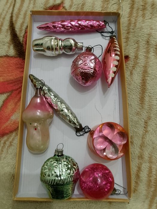 Елочные игрушки советские