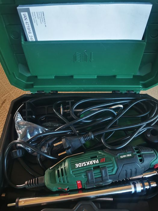 Polizor de gaurit fin 160w parkside nou în cutie