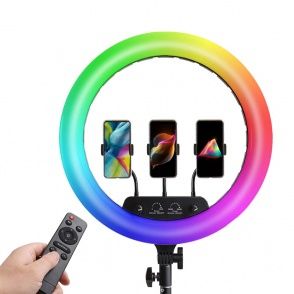 RGB Кольцевая селфи-лампа .  Штатив, ест Доставка
