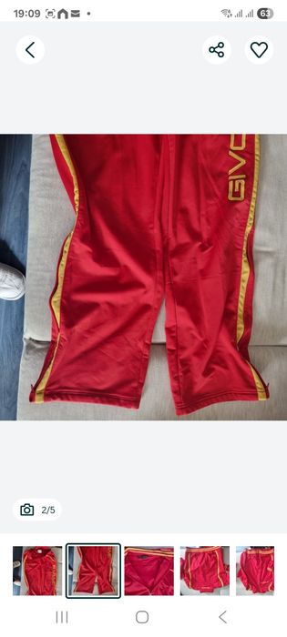 Trening dama rosu marime L givova