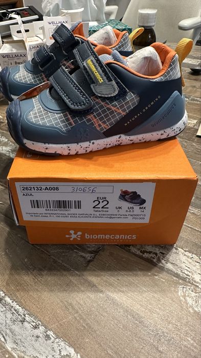 Sneakers Biomecanics Rejilla Azul marimea 22