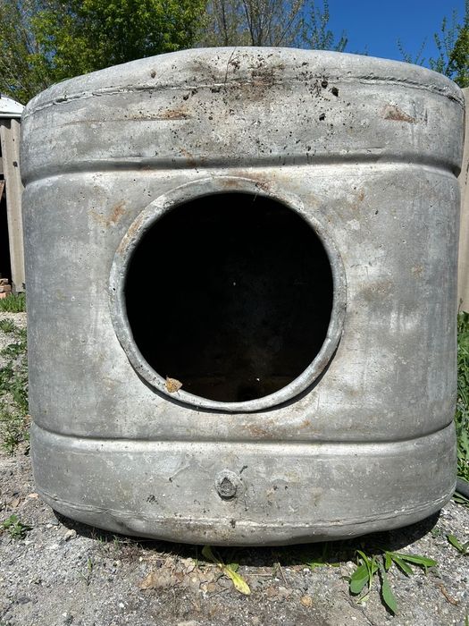 Продам алюминиевая бочка на тонну воды