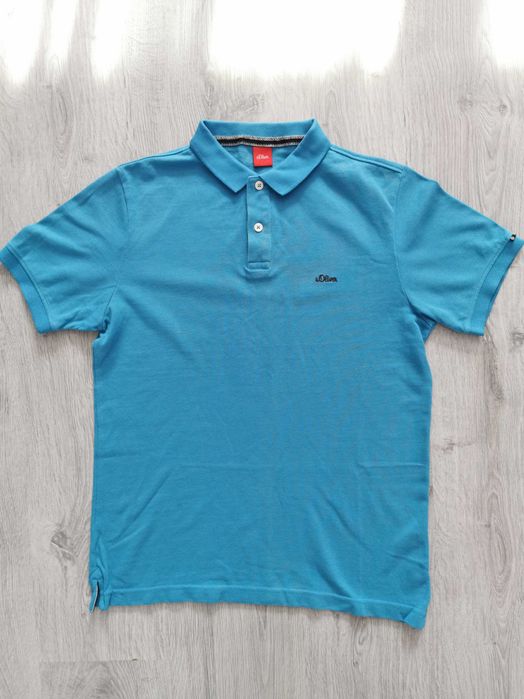 Polo sOliver albastru deschis