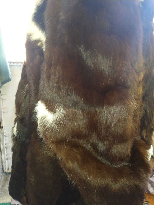 Палто естествен косъм