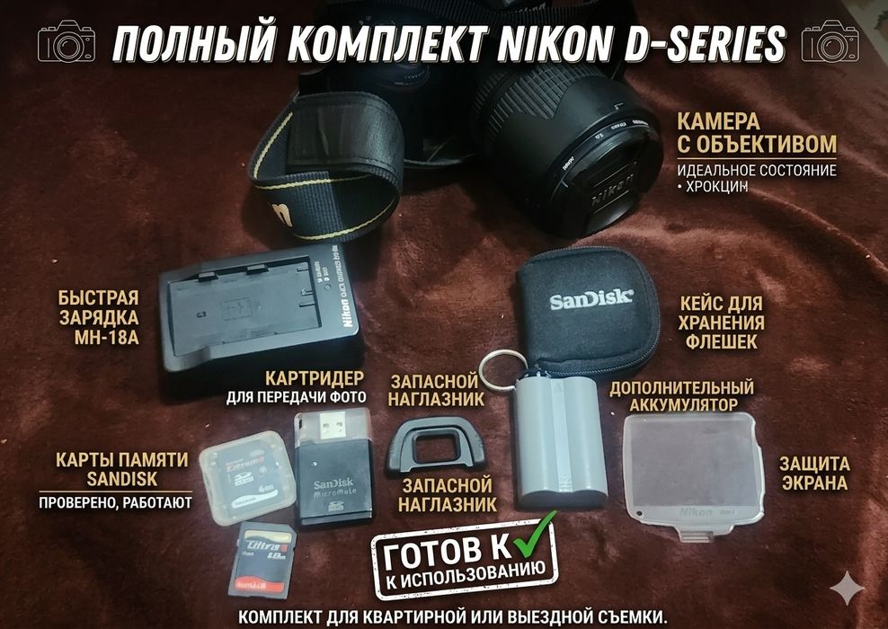 Nikon D80 проф фото аппарат