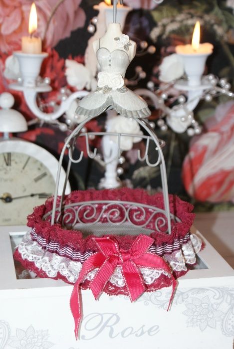 Jartiera mireasa NOUA hand made 100% in Romania Bridal garter