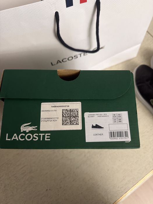 Мокасы Lacoste  Adidas Samba оригинал