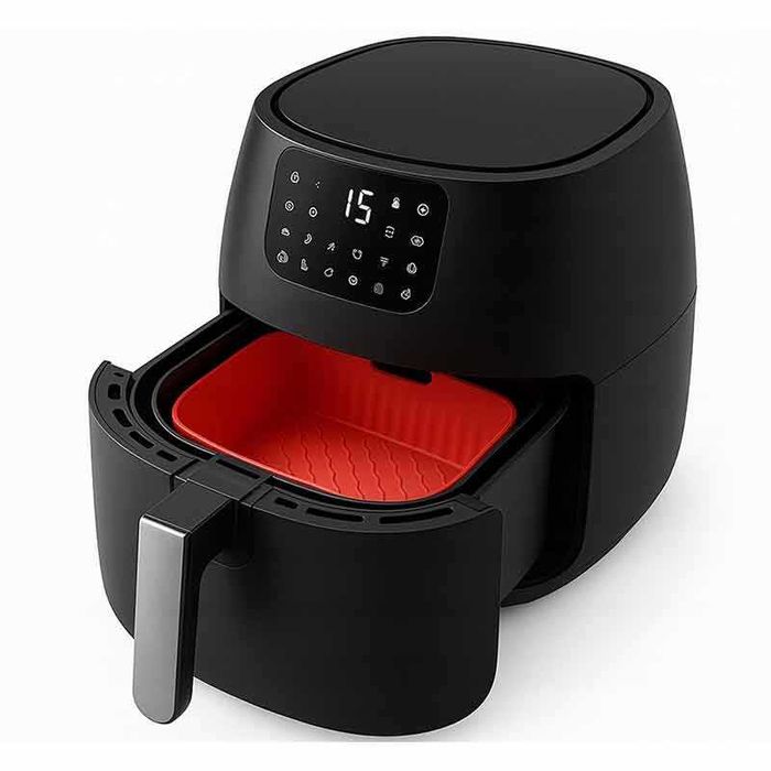 Силиконова форма за фритюрник / еърфрайър air fryer без мазнина