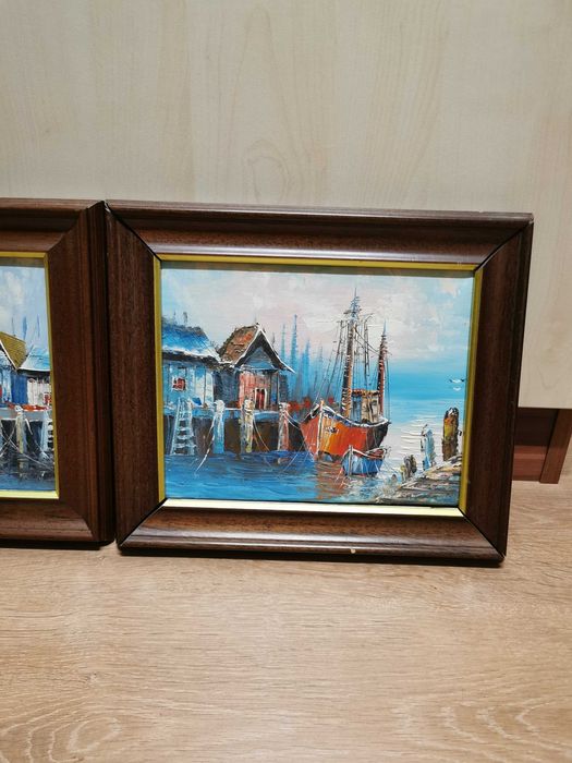 3 бр. картини с маслени бои