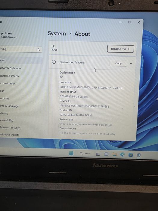 Leptop Lenovo E51
