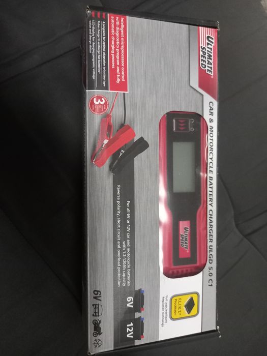 Redresor încărcător automat auto moto nou sigilat