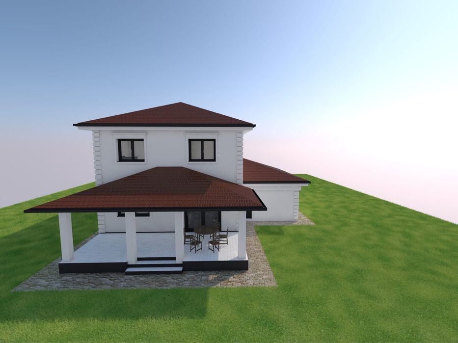 Vand casa la rosu cu utilitatii , vladimirescu cartierul florilor