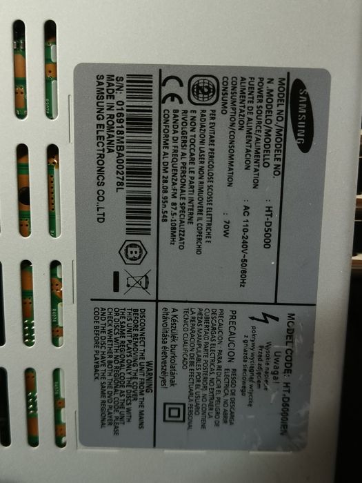 Home cinema Samsung 5000