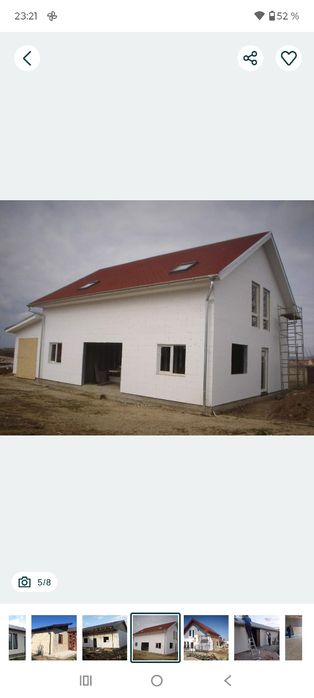 Case pe structura metalica