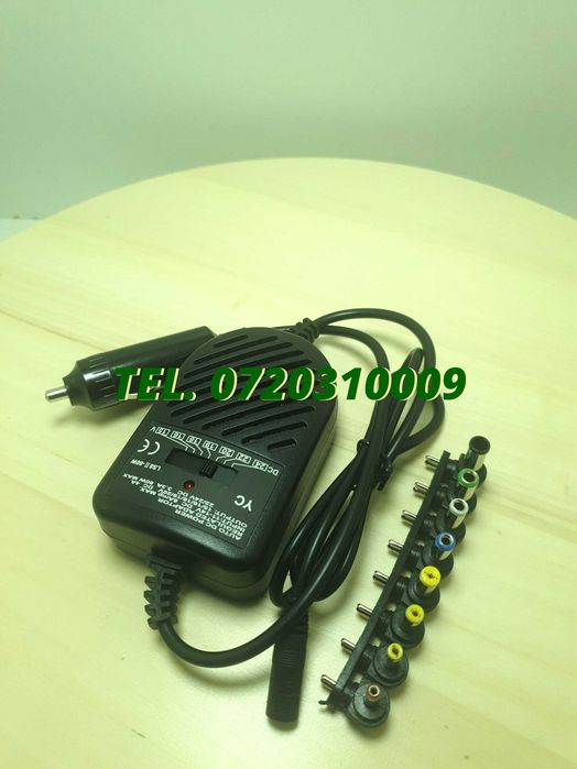 Incarcator Universal Pentru Laptop Pentru Auto Alimentare La 12v