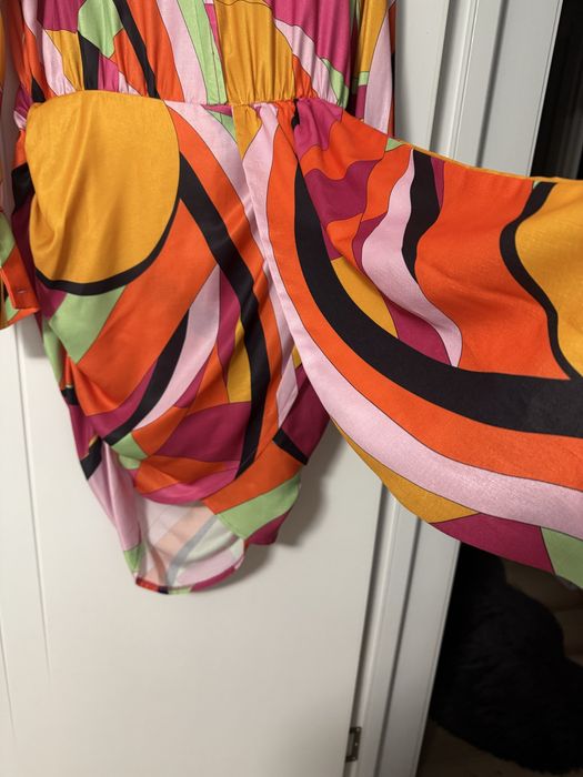 Rochie deosebită vin stil Emilio Pucci M/L-L